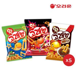 왕고래밥 3종 15개 (볶음양념맛 5개 + 짜장라면맛 5개 + 매콤양념 5개)