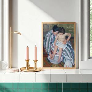 메리 카사트 캔버스 명화 포스터 43종/12.아이의 목욕