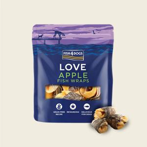 강아지 생선 간식 피쉬 랩 애플