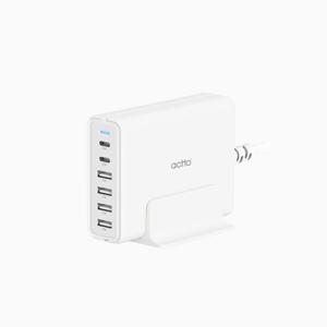 90W QC4+ PD PPS 접지 6포트 멀티충전기 MCU-08