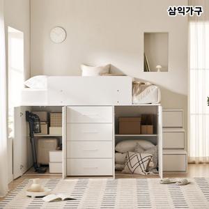 빅룸 빅수납 행거 서랍 벙커침대 SS(매트포합) A/B/C타입