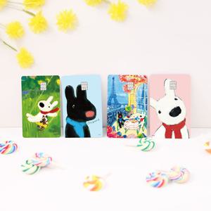 가스파드와리사 카드스티커 1+1 신용 체크 교통 꾸미기