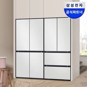 삼성 비스포크 냉장고 세트 패키지 RM70F64R1A+RK70F42M2A 코타화이트