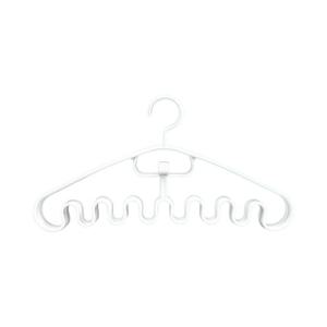 연결고리 물결 티셔츠 옷걸이 (5p 화이트) JT34