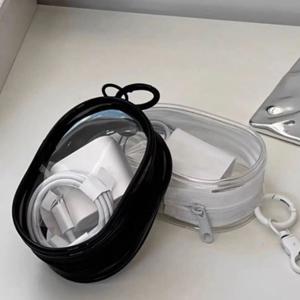 pvc 투명 화장품 여행용 파우치 가방 여행 트래블 동전 미니 키링 파우치