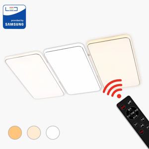 LED 삼성칩 삼색디밍 거실조명 / 리모컨 삼색거실등 6등 150W~200W 색변환