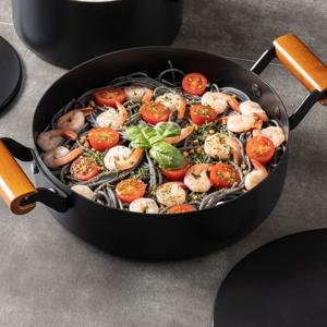 [리퍼] 독일브랜드 블랙 스테인리스 냄비 인덕션 냄비 전골냄비