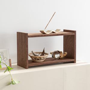 빈티지 2단 원목 라왕 우드 주방 선반 양념통 선반