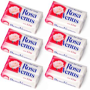 ROSA VENUS 로사 비너스 때비누 (핑크) 6개세트 150g 각질제거