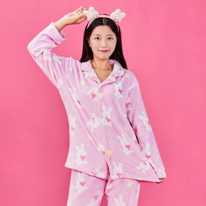 버터패밀리 보들보들 엔젤 스크래빗 극세사 상하세트 공용 M