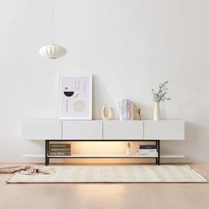 유어스 티비다이 1800 2000 TV 거실장 (LED 조명선택)