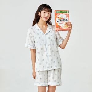 잔잔 잠옷 버터곰 요루면 면 파자마 L 공용 아이보리