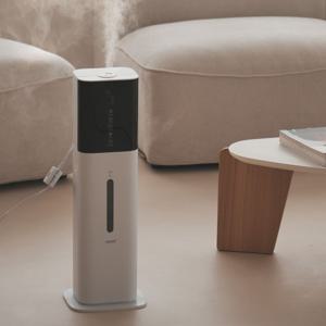 간편세척 타워형 파워 8L 복합식 가습기 무드등 아기가습기 HD600A