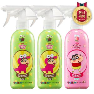 코튼풋 풋샴푸 짱구초코민트 385ml x 2개 + 복숭아 385ml x 1개