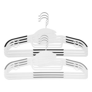 논슬립 미끄럼 방지 홈 파워 옷걸이 3P (색상랜덤)