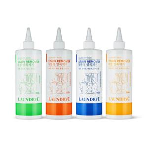 의류용 얼룩제거제 4종 세트 / 유성 단백질 커피얼룩 500ml