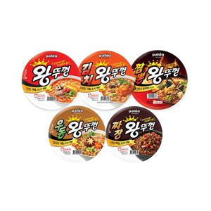 왕뚜껑(오리지날/김치/짬뽕/우동/짜장) 5종 컵라면 9+9 골라담기