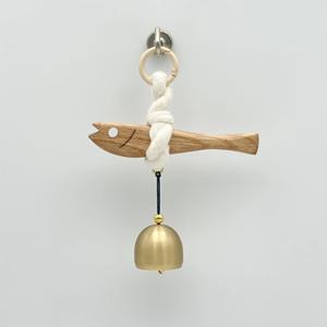 원목 참나무 액막이명태 도어벨 10cm 13cm 차임벨 풍경 풍수지리 각인소품