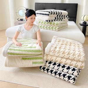 [해외] 감성 모던 체크 자카드 담요 침대 쇼파 이불 블랭킷 소파커버5colors6size