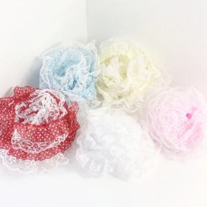 레이스 탑꾸 탑로더 꾸미기 파츠 리본 선물 포장끈 박스 꽃포장 공예 재료 5color