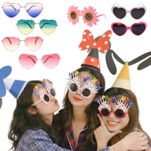 파티안경 해피버스데이 케이크 머핀 생일 이벤트 코믹