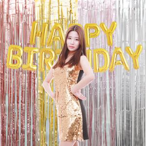 메탈 파티 장식 은박 수술 커튼 파티 데코 소품 용품