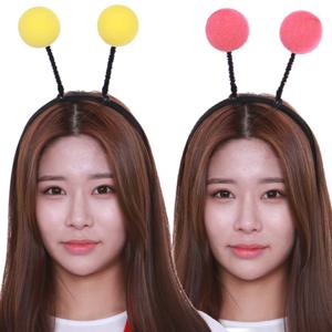 파티머리띠 더듬이머리띠 꿀벌 방울 체육대회 사진 단체소품