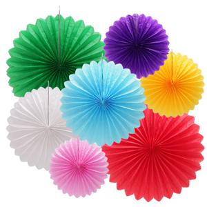 페이퍼휠 페이퍼팬 파티팬 생일 파티 장식 소품 모빌