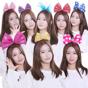 리본 머리띠 파티 생일 응원 왕리본 놀이공원 이벤트