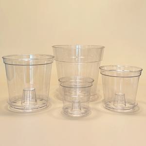 투명 에어 화분 고투명 플라스틱 슬릿분 4sizes