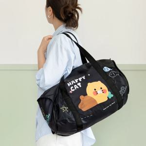 카카오프렌즈 춘식이 폴딩 더플백 여행용 보스턴백 접이식 여름 헬스장
