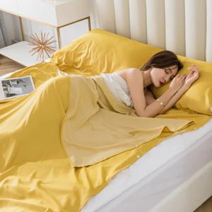 여행용 이불 내피 휴대용 침구 가벼운 침낭라이너 2size 3colors