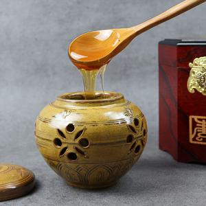 지리산 구례 천연벌꿀(600g/황토도자기)+금보자기