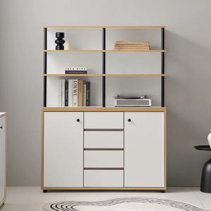 시그니처 1200 높은 거실 폭좁은 수납장 서랍 베란다수납장 다용도 틈새 선반장 세트