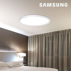 LED 40W 삼성 프리미엄 원형 슬림엣지 방등 인테리어 심플 방전등 조명