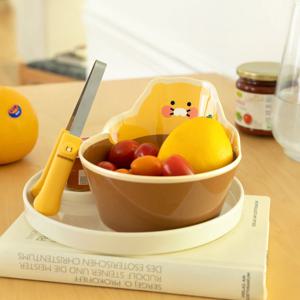 카카오프렌즈 춘식이 형태 그릇 캐릭터 앞 접시 그릇 예쁜 디저트 플레이트