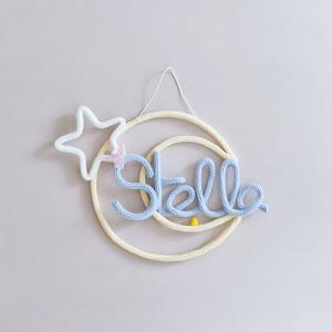 달님 별님 월행잉, 니트레터링, 아기방꾸미기, 아기방 소품, 이름표, 아기촬영소품