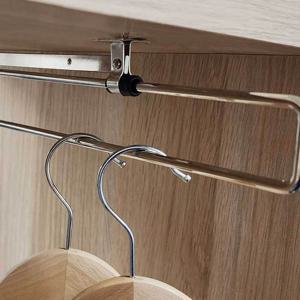 슬라이딩 바지걸이 400mm 바지걸이행거 옷장행거 레일