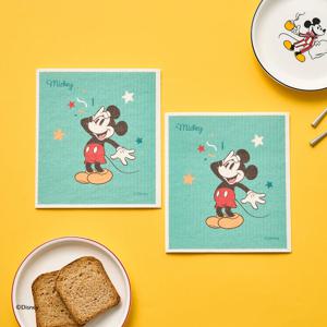 디즈니 셀룰로스 행주 2P SET 미키