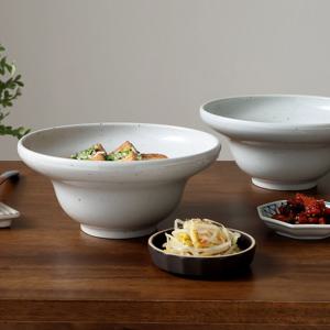 1+1 여주 핸드메이드 도자기 고백자 면기 높은 볼(중)