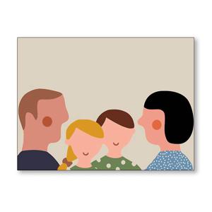 [해외]대형 그림그리기 세트 DIY 명화 아크릴화 그리기쉬운 캔버스색칠 가족 일러스트