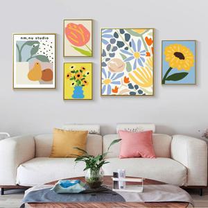 [해외]해바라기그리기 특 대형 사이즈 명화그리기 DIY 유화 아크릴화 쉬운그림 일러스트
