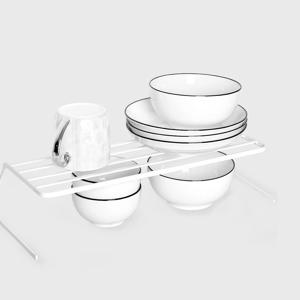 네스코 와이드 수납 선반 싱크대 밥그릇 국그릇 그릇 접시 2단 정리 접시