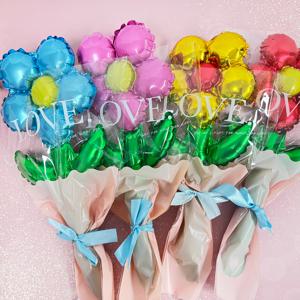 해피 플라워꽃다발 DIY 키트 풍선꽃다발 생일파티 선물 촬영소품