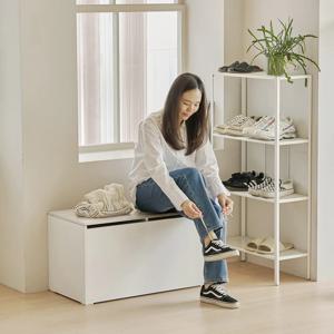 베라 거실 현관 카페 틈새 수납장 벤치 스툴 의자 800