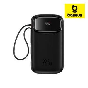 고속 충전 보조배터리 일체형 22.5W 듀얼 케이블 Qpow2 10000mAh