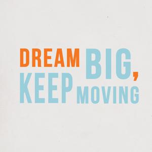 꿈을 크게갖고 계속 나아가세요 명언 레터링 인테리어 스티커