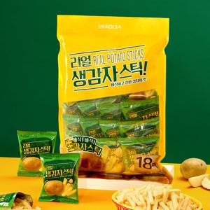 리얼생감자스틱 포테이토스낵 대용량 과자 360g * 1봉