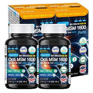 옵티MSM OptiMSM 90정X2통 엠에스엠 영양제 보스웰리아 코랄칼슘