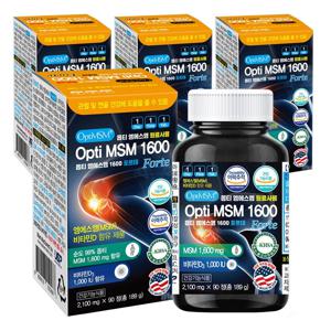 옵티MSM OptiMSM 90정X4통 엠에스엠 영양제 보스웰리아 코랄칼슘